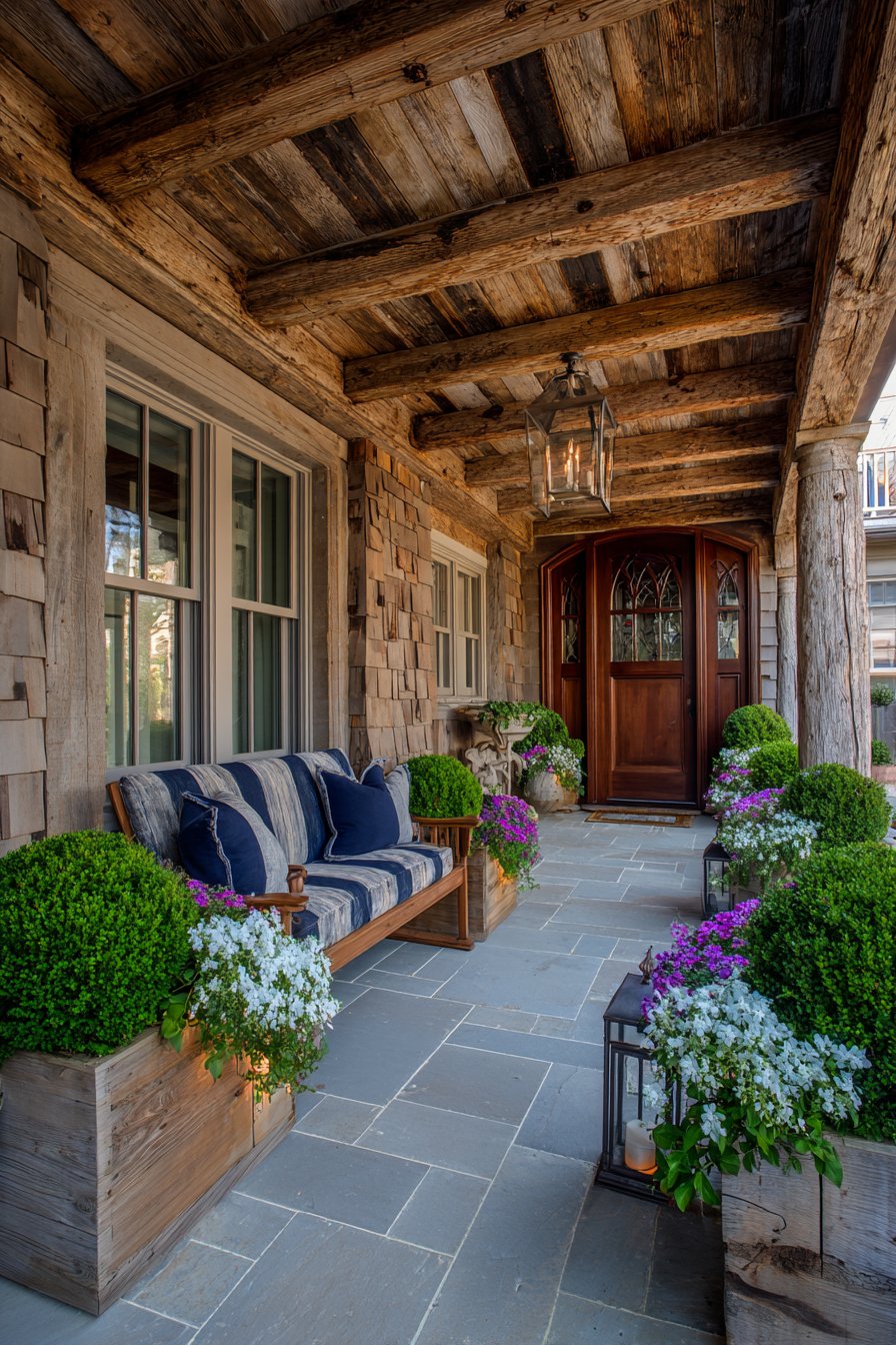 Outdoor entryway decor