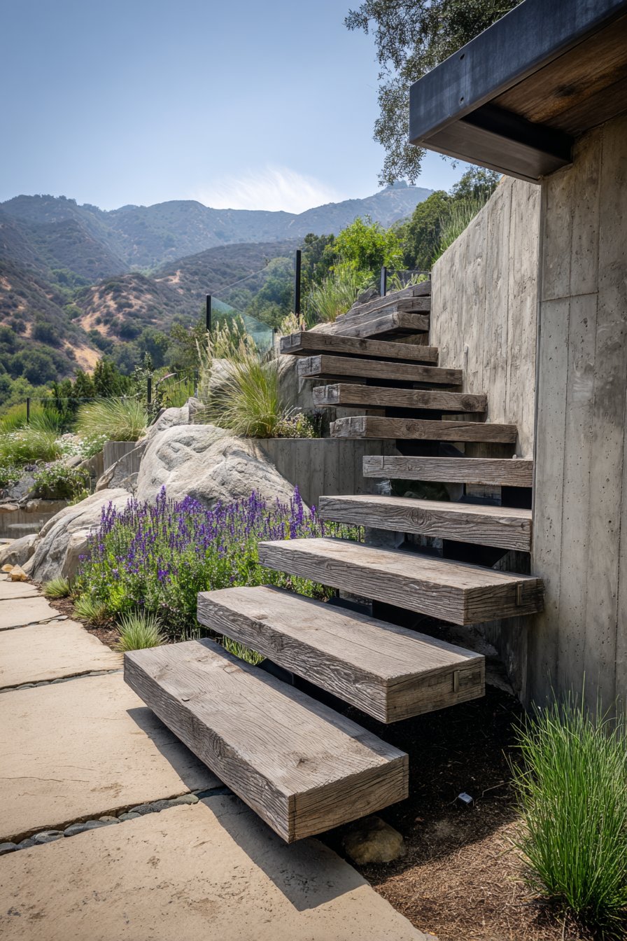 Outdoor stairs design