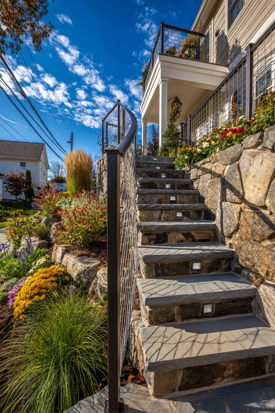 Outdoor stairs ideas