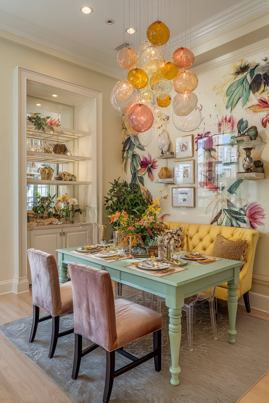 Whimsical dining room 
