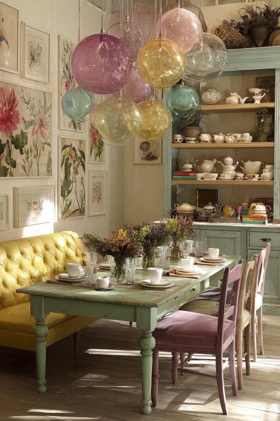 Whimsical dining room 