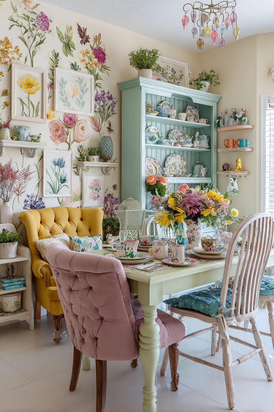 Whimsical dining room 